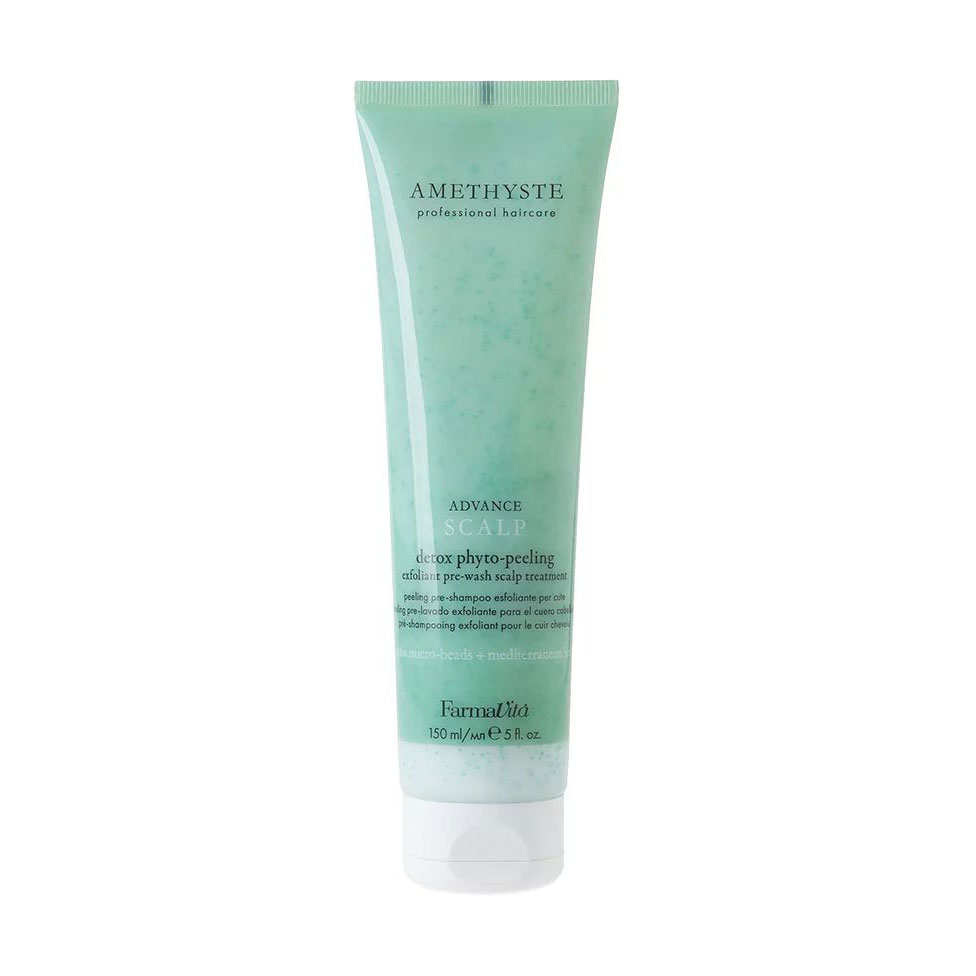 Очищувальна пілінг-маска для шкіри голови FarmaVita Amethyste Advance Scalp Detox Phyto-Peeling, 150 мл