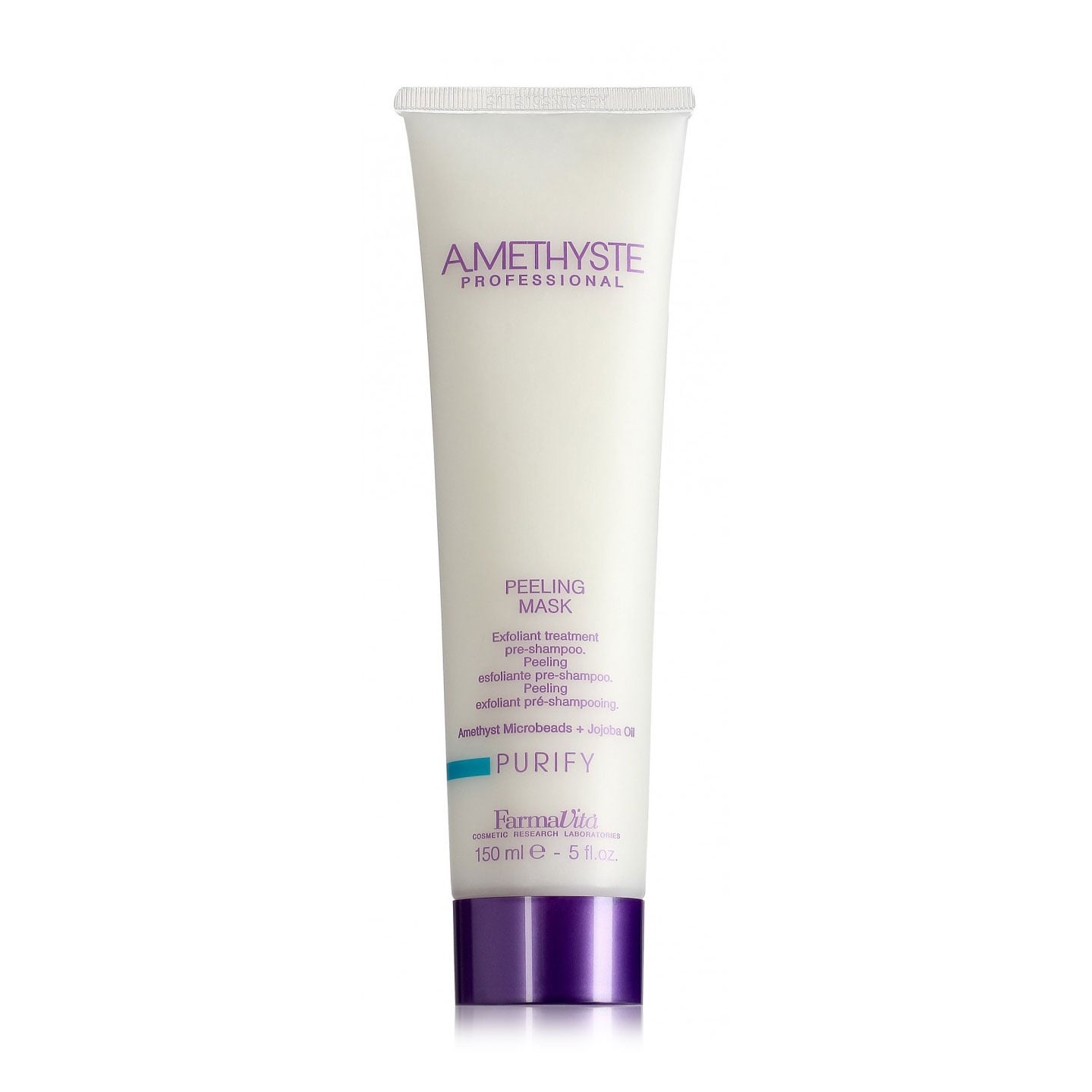 Пілінг-маска для шкіри голови FarmaVita Amethyste Purify Peeling Mask, 150 мл